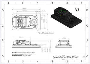 POWERTUNE DIGITAL DASH V5 (OPTIONAL GPS)